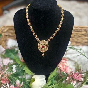 Beautiful sterling silver gold plated Necklace